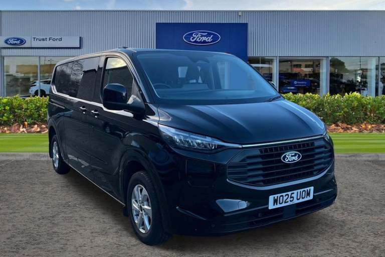 2025 Ford Transit Custom 320 Limited AUTO L2 LWB Double Cab In Van FWD 2.5 PHEV 232ps Low Roof Au...