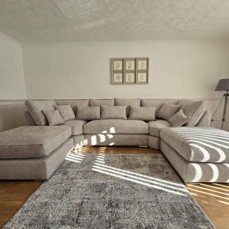 Brand New Bishop U Shape Corner Sofa Bed | Free Delivery