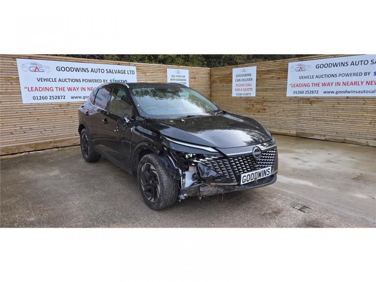 2024 74 NISSAN QASHQAI N-CONNECTA 1.3T HYBRID AUTO DAMAGED REPAIRABLE SALVAGE