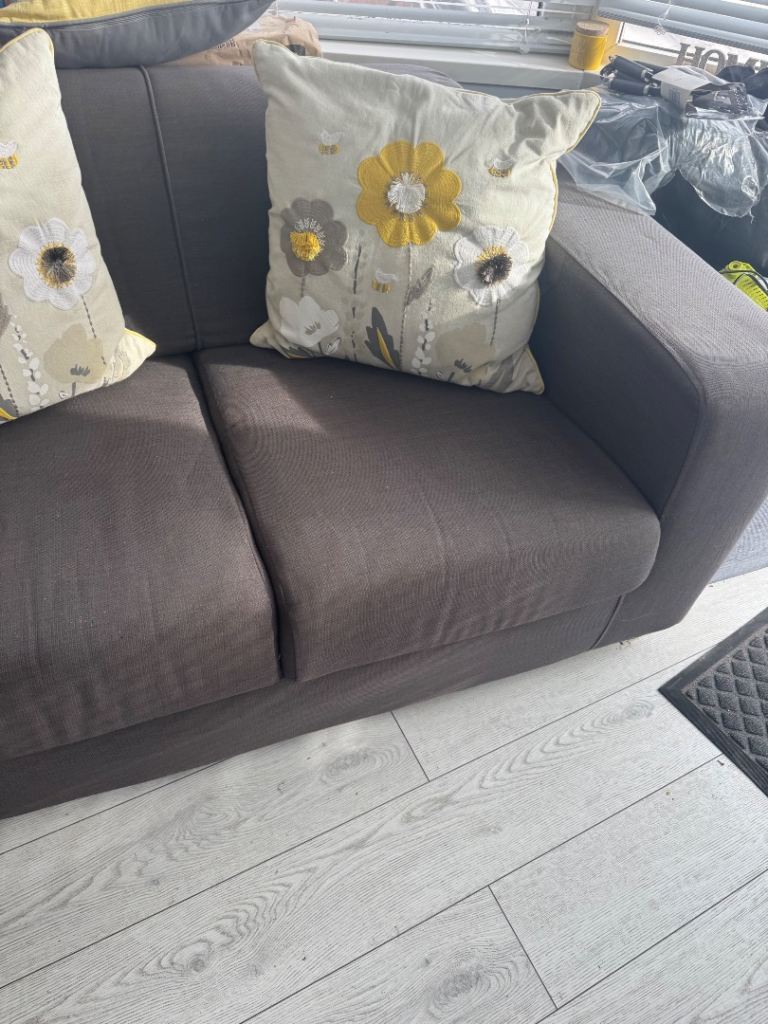 Small grey sofa.  £50. 