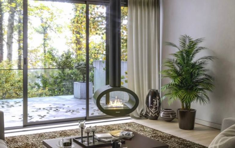 Henley Stoves Milan Ceiling-Mounted Bio-Ethanol Fireplace – Brand New (Boxed)