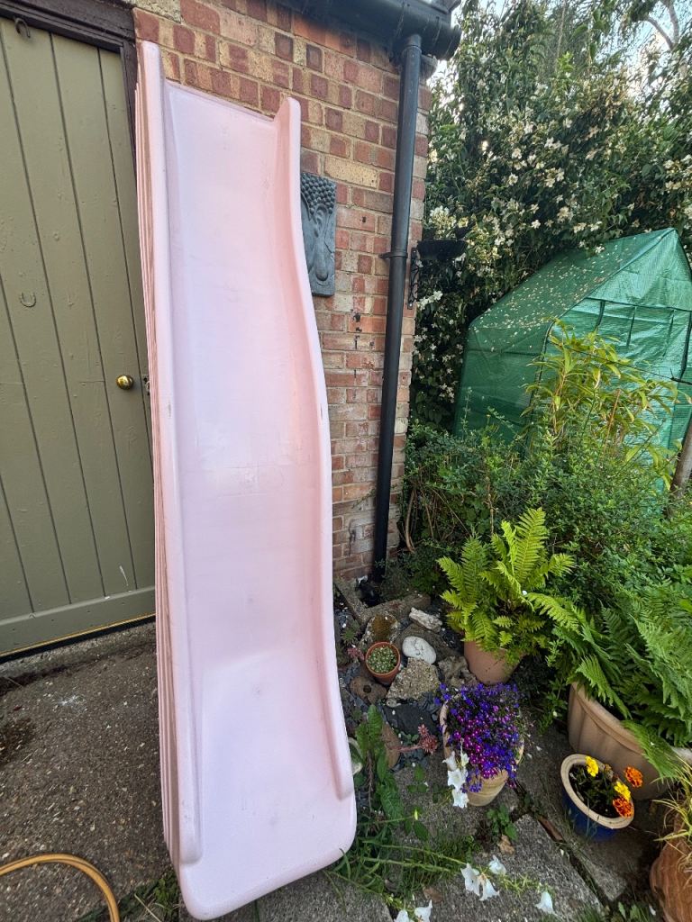 Baby pink 8ft slide 