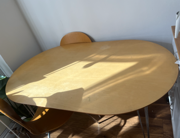 Dining table and chairs 