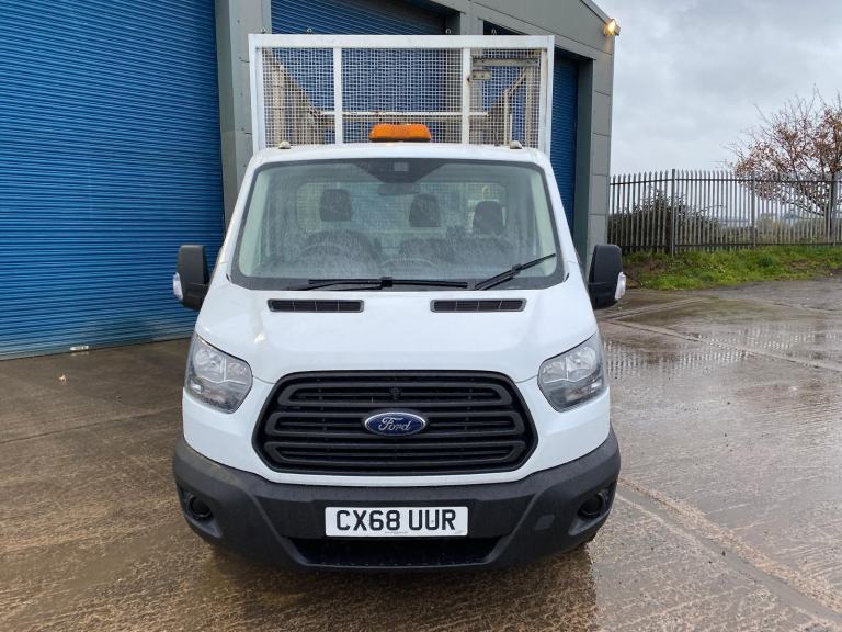 2018/68 FORD TRANSIT T350 2.0 ECOBLUE TDCI CAGED TIPPER WITH ALLOY DROPSIDES