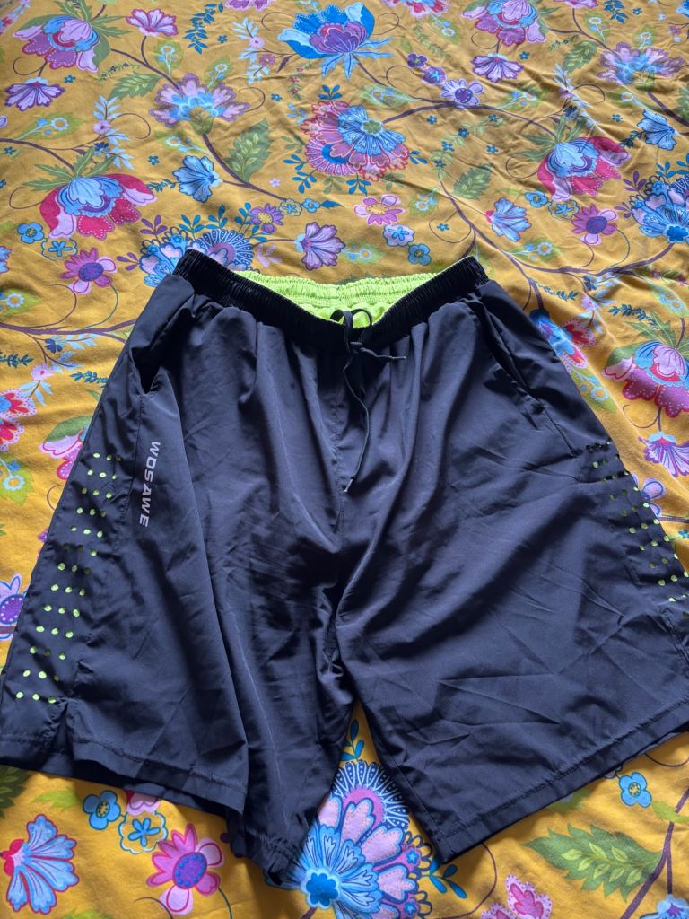 Men’s bike padded shorts with pockets 2XXL