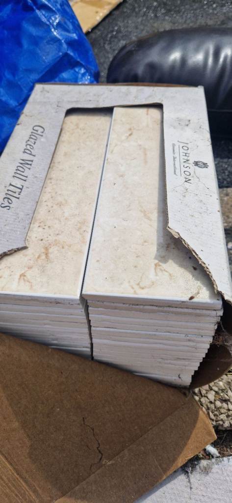 Box of tiles free to collect 