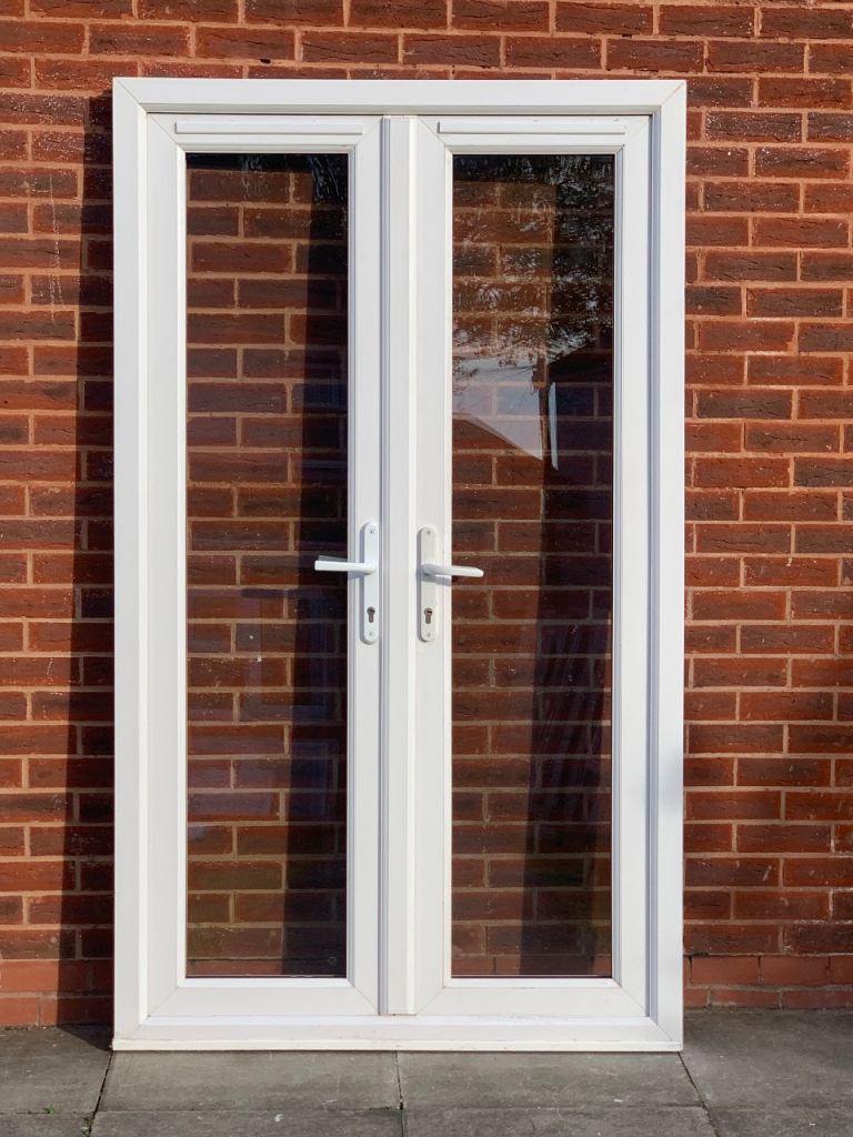 UPVC DOUBLE GLAZED FRENCH PATIO DOOR 120cm WIDE 205cm HIGH Can Deliver