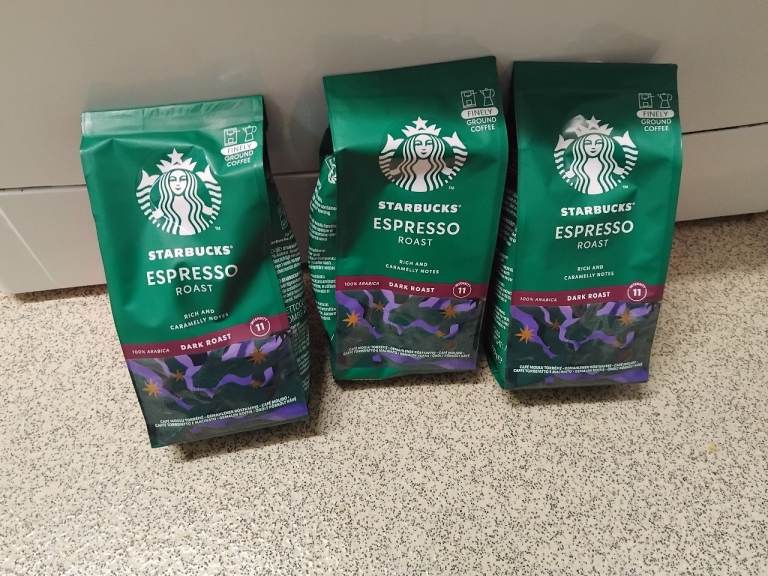 New starbucks roast ground coffee sealed