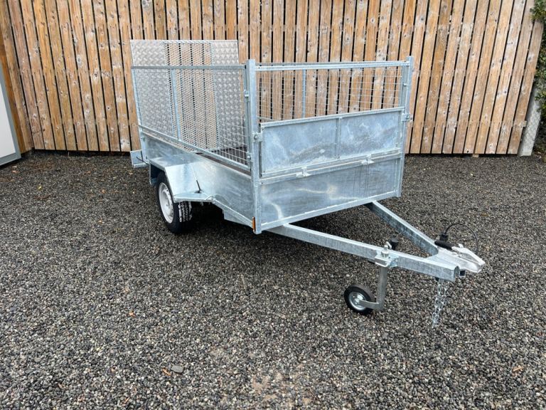 8.2ft x 4.2ft High Mesh Trailer ( lawn mower quad garden tractor )