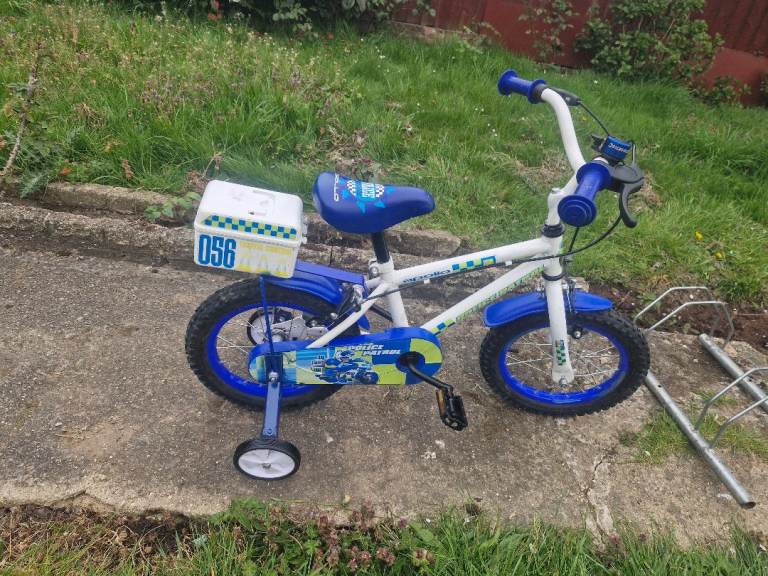 KIDS BOYS CHILDREN APOLLO POLICE PATROL 14 INCH WHEELS BIKE BICYCLE
