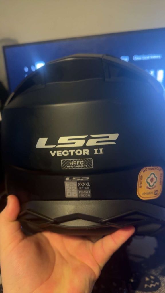 LS2 vector ii motor bike helmet 