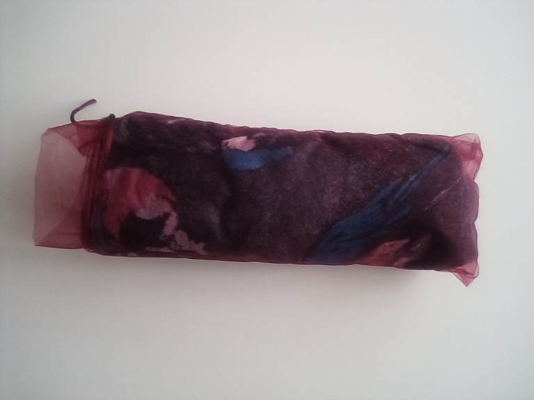 Brand new beautiful soft scarf, parrot design on pastel colours. 