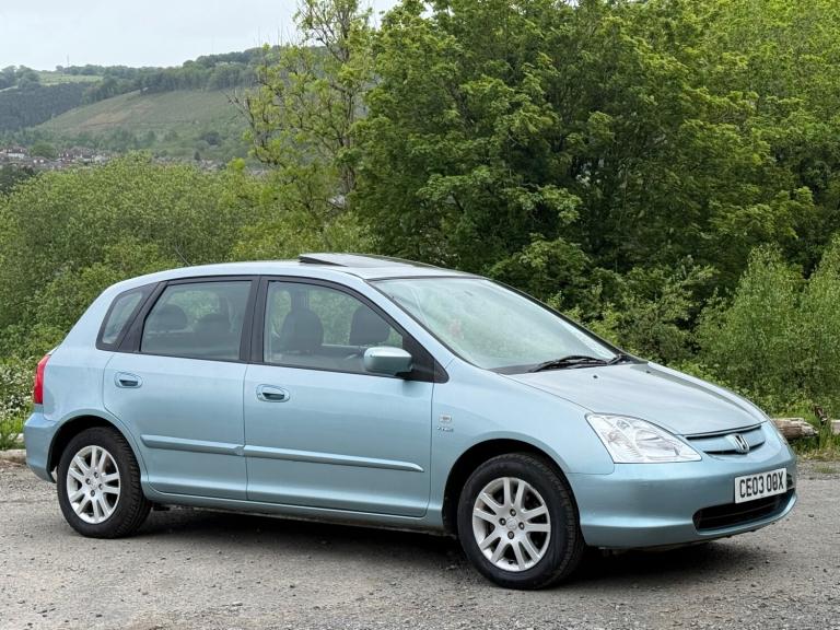 CHEAP AUTO - 2003 HONDA CIVIC 1.6 i-VTEC SE EXECUTIVE 5DR AUTOMATIC FULL LEATHER