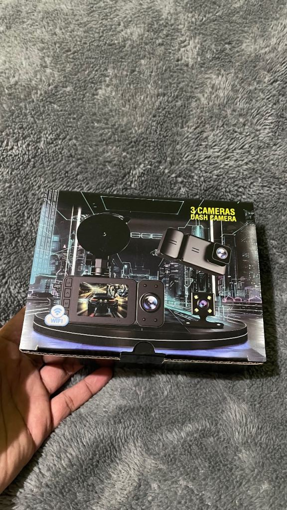 3 cameras Dash Camera Recorder Dual Front and Rear HD 1080P with Night Vision UK