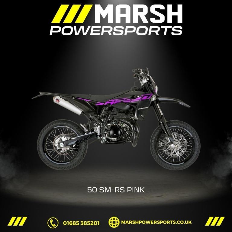 50 SM-RS Pink 2025 Model - Sherco Main Dealer - Reserve NOW!