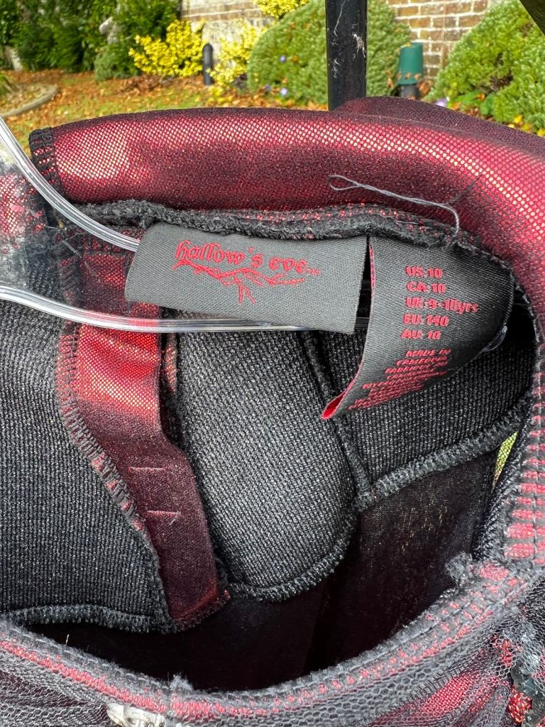 Halloween Outfit/Fancy Dress Aged 9-10 years