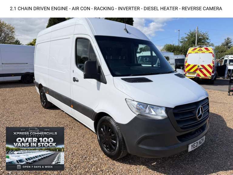 2021 Mercedes-Benz Sprinter 2.1 316 CDI Progressive Panel Van 5dr Diesel Manual RWD L2 H2 Euro 6 ...