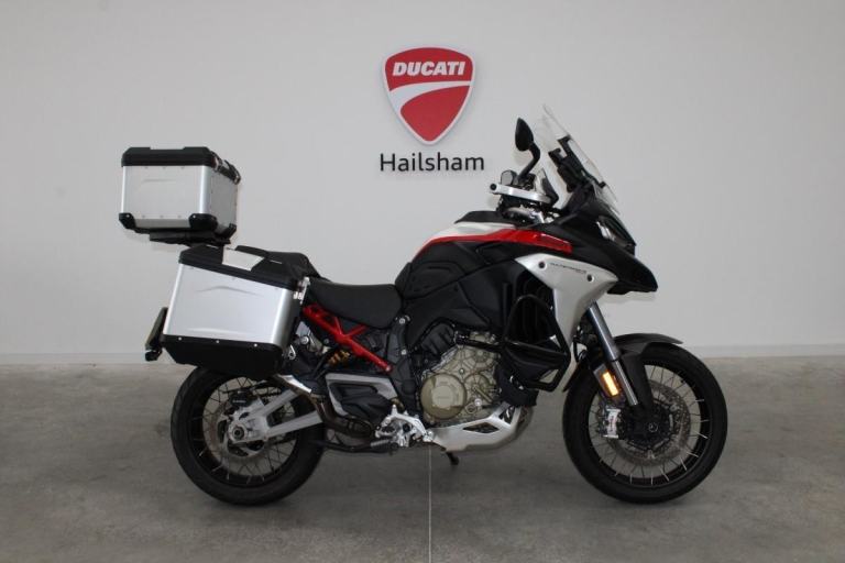 2023 Ducati Multistrada V4 Rally, Rally Brushed Steel Livery.