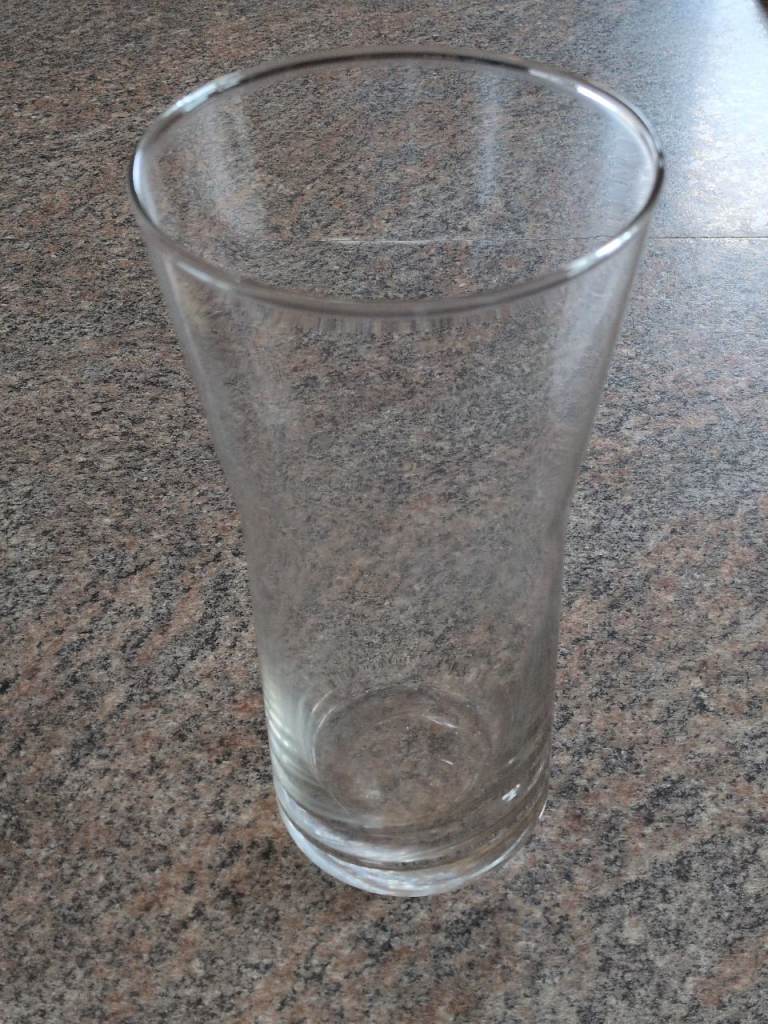 Clear Glass Vase – Good Condition