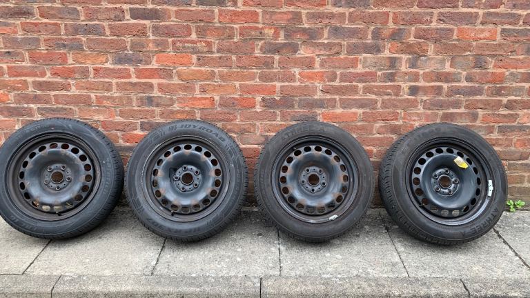 2016 VW VOLKSWAGEN PASSAT STEEL WHEEL WITH TYRE 205/55R16 set of 4