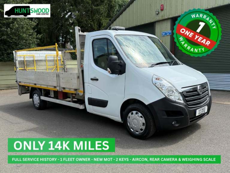 2019 Vauxhall Movano L3H1 R3500 C/C Dropside Diesel Manual