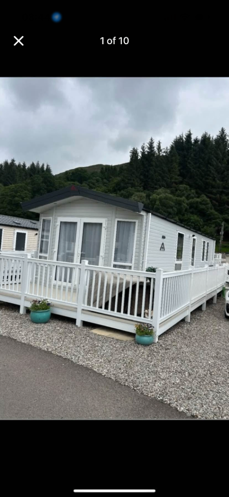 Holiday home static caravan