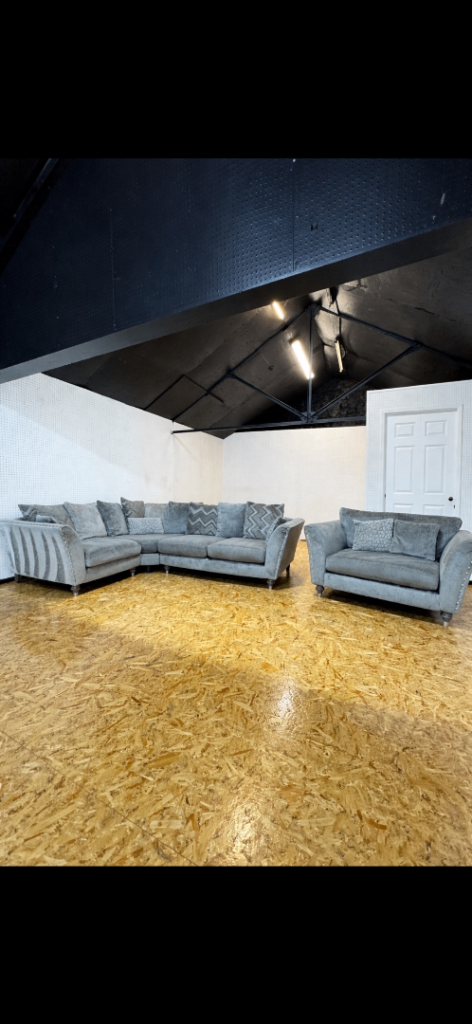 Large DFS Lawrie Corner Sofa With Chair FREE DELIVERY AVAILABLE! £300 