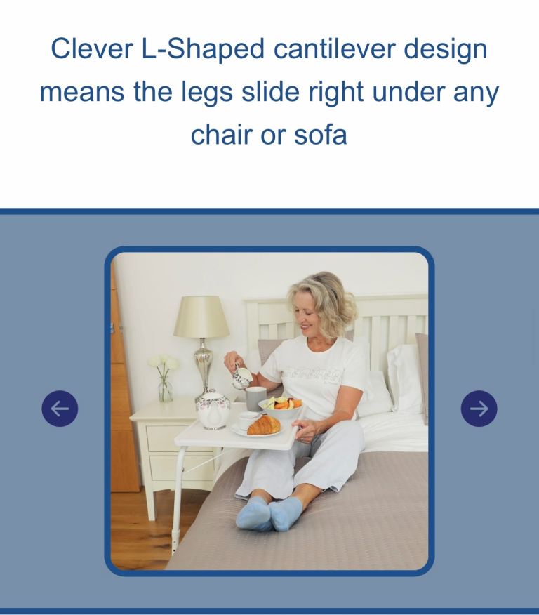 AdusTABLE BRANDNEW in Box 4 bedside,TV Dinners,sofa,garden,laptops,I paid £24 LastWeek unwanted gift