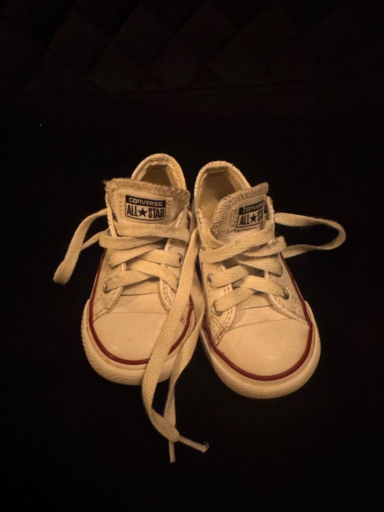 Converse All Star Toddler Trainers – White, Good Condition