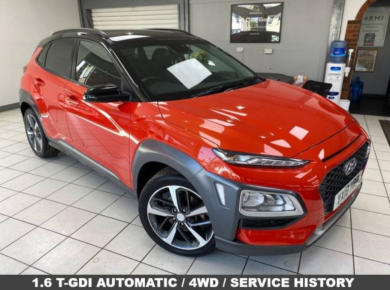 2018 Hyundai KONA 1.6 T-GDI 176PS 4WD PREMIUM GT DC AUTOMATIC 5DR HATCHBACK MPV Petrol Automatic