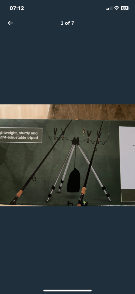 Fishing Job lot Nets and Rests