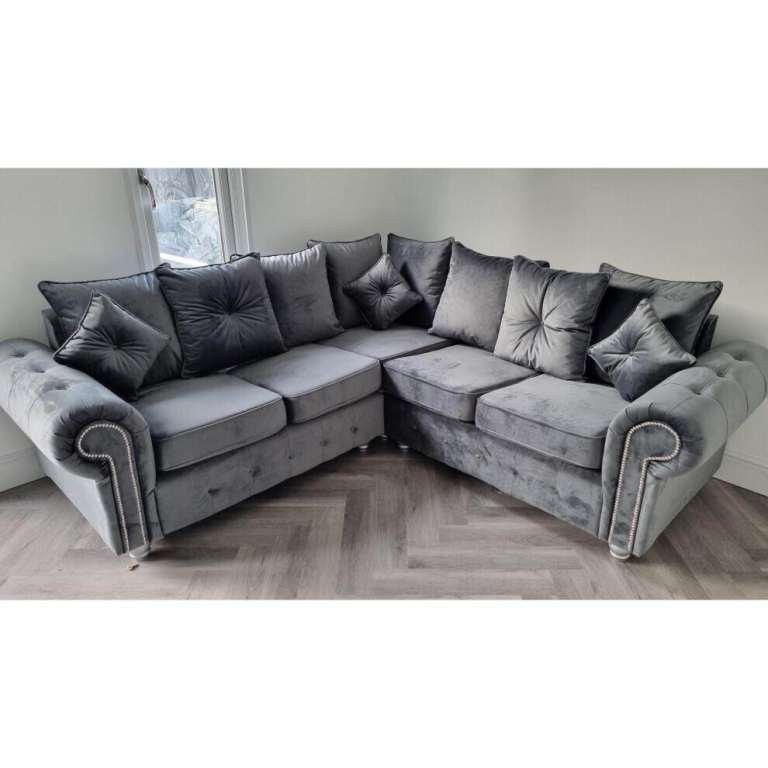 Stylish Ashwin 3 2 Seater Sofa L Shape Sofa With Cushion 