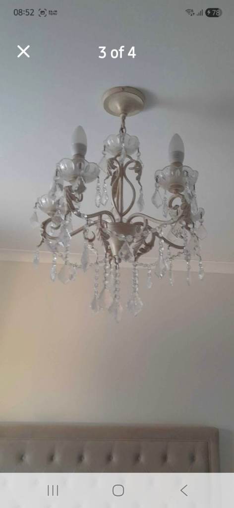 Floor lamp /ceiling light and table lamp all matching 
