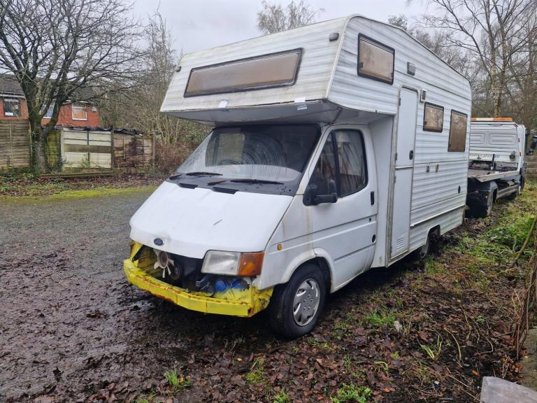1987 ford transit 2.5 Di camper. Spare or repairs.  Export. Swb