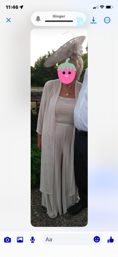 Beautiful designer very expensive jump suit. Hat, bag and shoes 