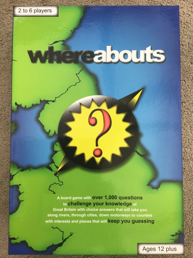 ‘Whereabouts’ Board Game - Great Britain Quiz General Knowledge