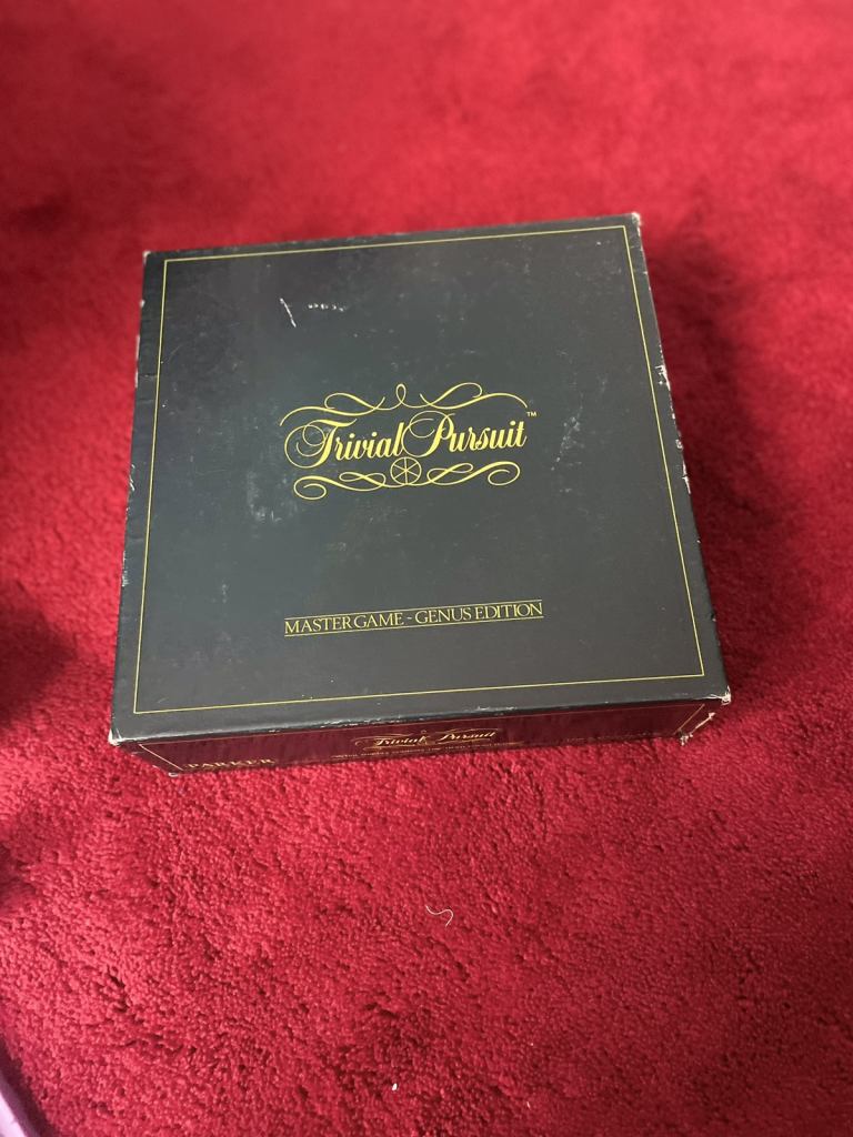 Trivial pursuit board game