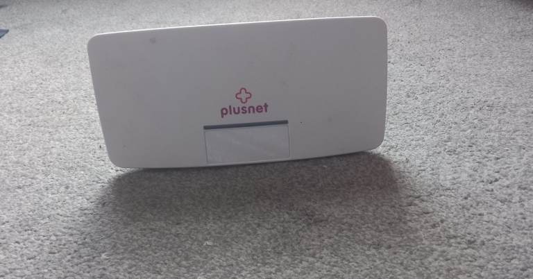 Modem with wires and power plug