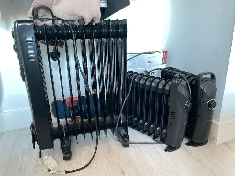 Oil Filled Radiators (1 big, 2 small)