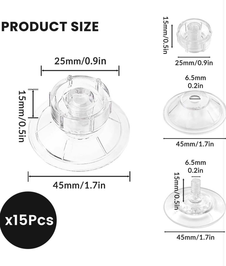 Window Suction Cup holders X15