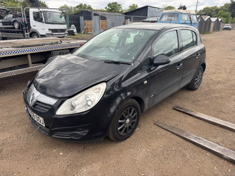 Vauxhall corsa D 1.2 2009 black BREAKING FOR PARTS 