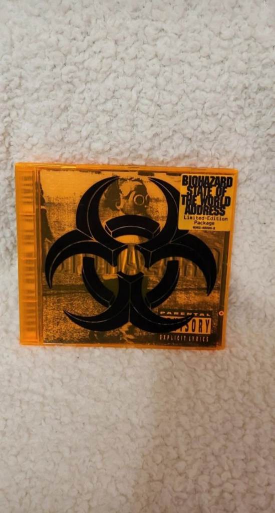Biohazard State Of The World Address CD