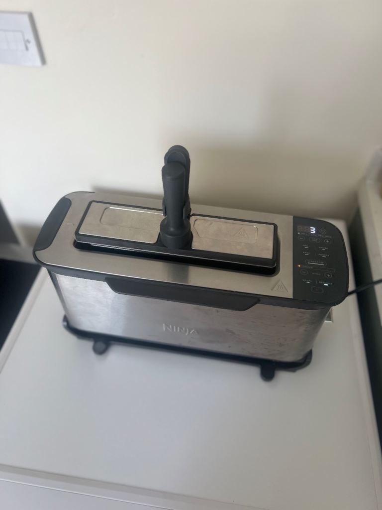 Ninja Foodi 2-in-1 Toaster & Grill – Silver, Good Condition