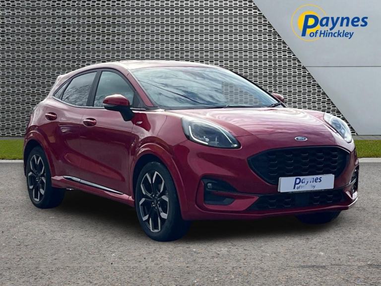 2022 Ford Puma ST-Line X 5 Dr 1.0L 125PS mHEV 6 Spd in Fantastic Red LOW MILES