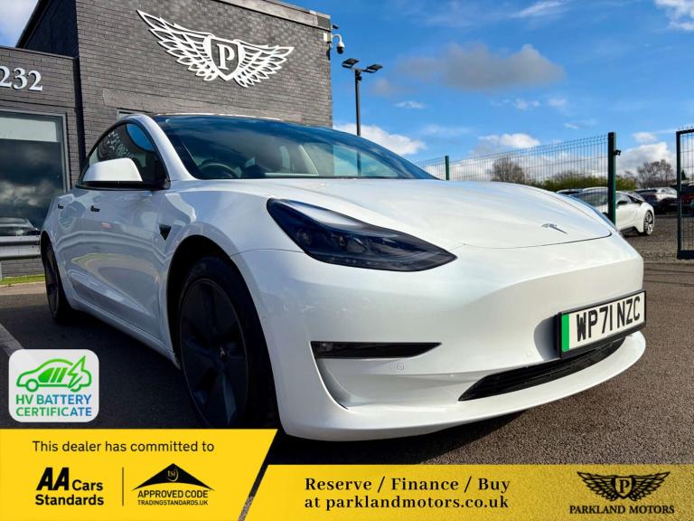 2021 Tesla Model 3 Model 3 Long Range AWD 4WD 4dr Saloon Electric Automatic