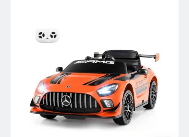 Brand New Orange Ride-On Car – Kids' Push Along Toy