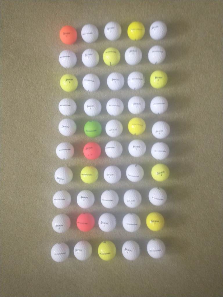50 Srixon SoftFeel golf balls