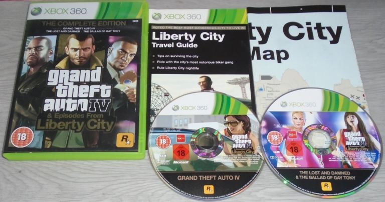 Xbox 360 Grand Theft Auto IV GTA 4 & Episodes The Complete Edition