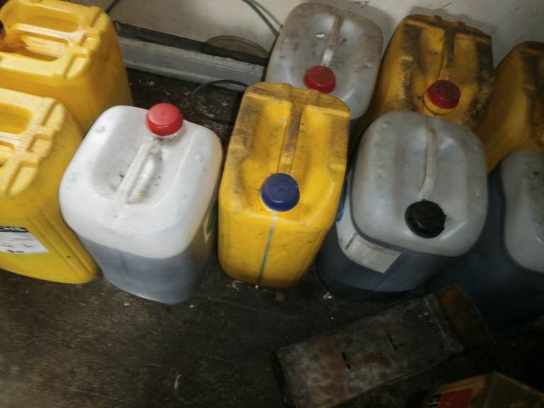 used cooking oil
