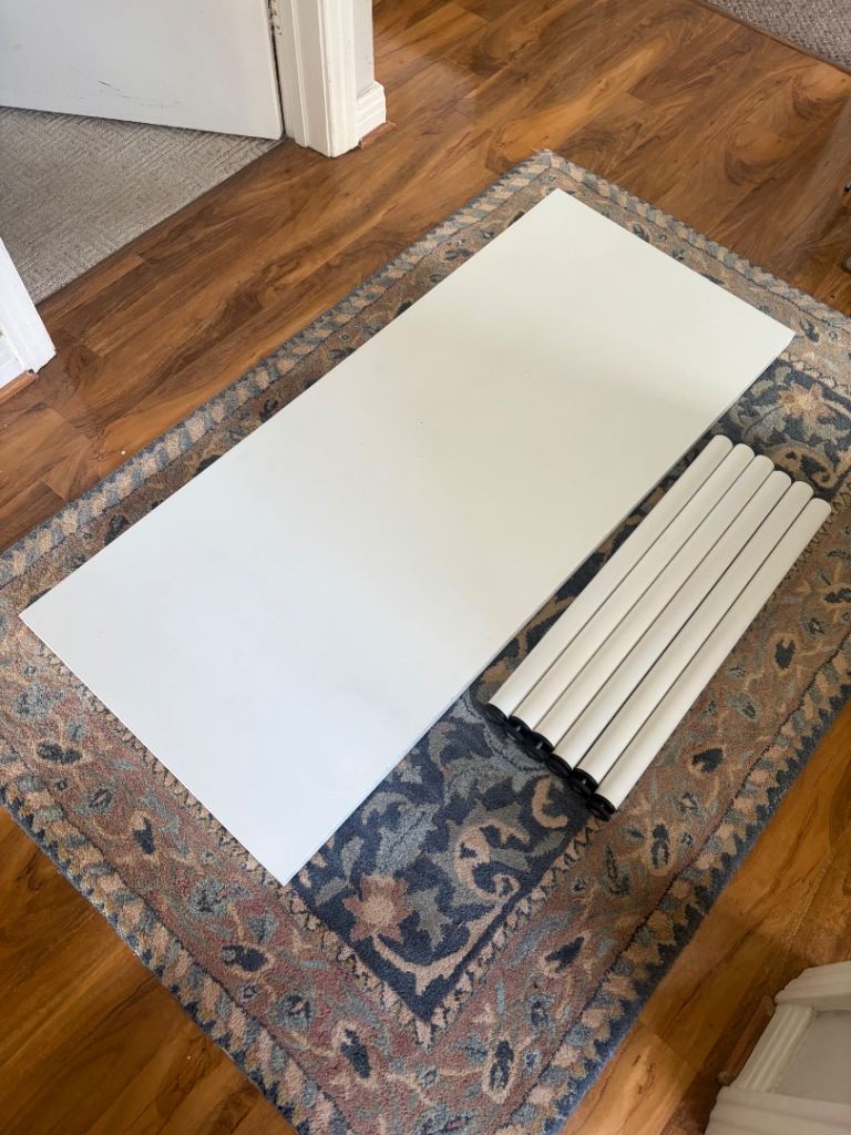 IKEA LINNMON Desk with Six ADILS Legs